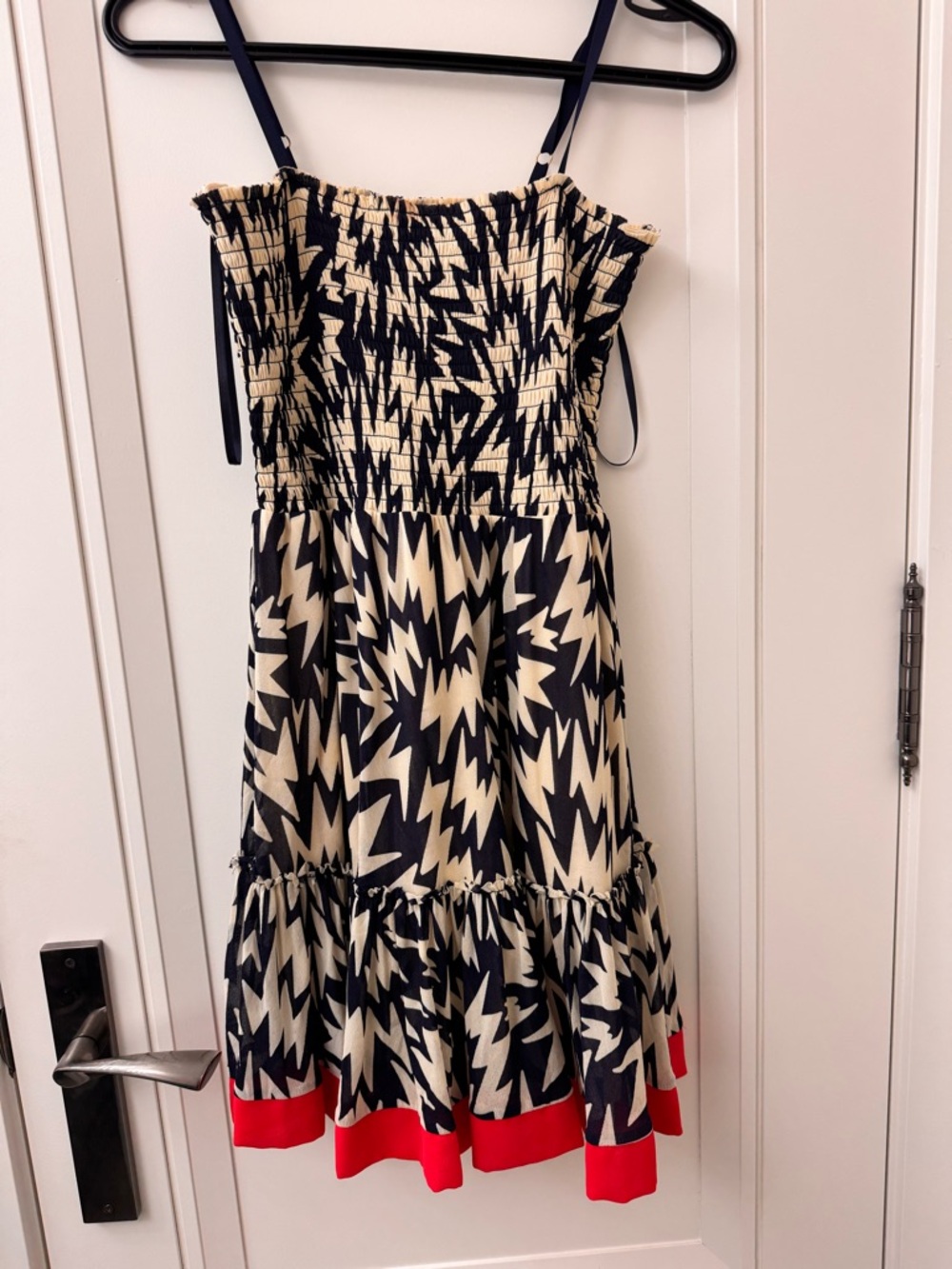 Juicy Couture Navy, Cream & Red Patterned Sundress - Picture 2 of 3